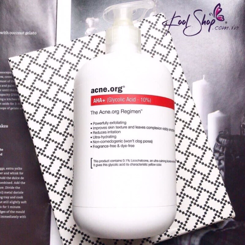 🌸Tẩy da chết hoá học Acne.org AHA+  sạch sâu, giảm mụn, chống lão hoá🌸