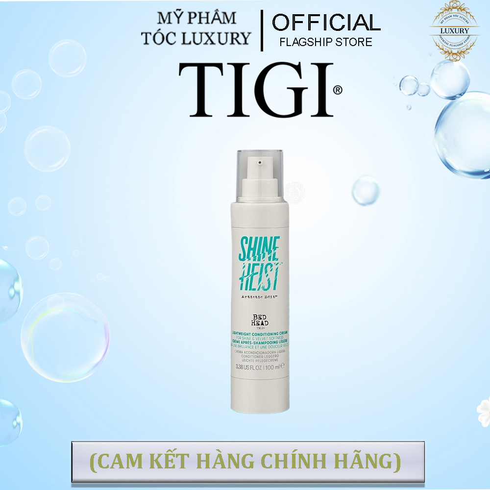 Kem xả khô giữ nếp bóng tóc Tigi Bed Head SHINE HEIST LIGHTWEIGHT CONDITIONING CREAM 100ml