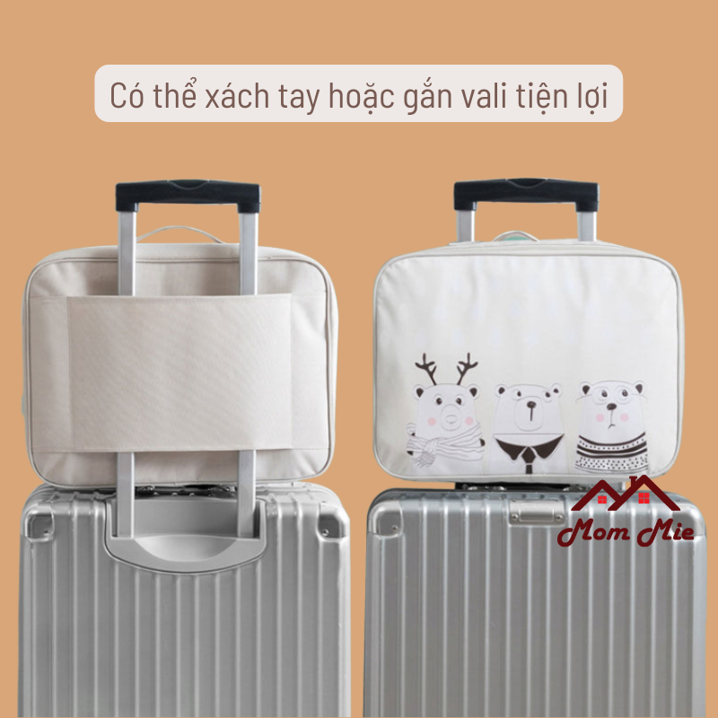 Túi đựng quần áo du lịch xách tay hoặc gắn vali tiện lợi - T006. Travel bag.