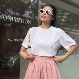 Áo thun trơn tay ngắn basic - a6307