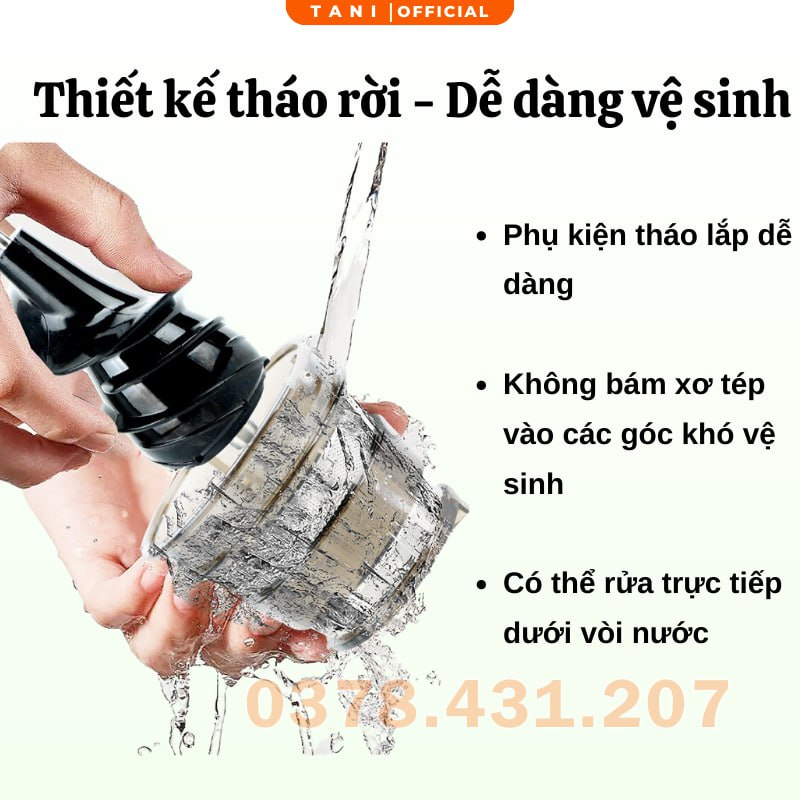 Máy Ép Chậm Tani Ép Hoa Quả Công Suất Lớn Siêu Nhanh