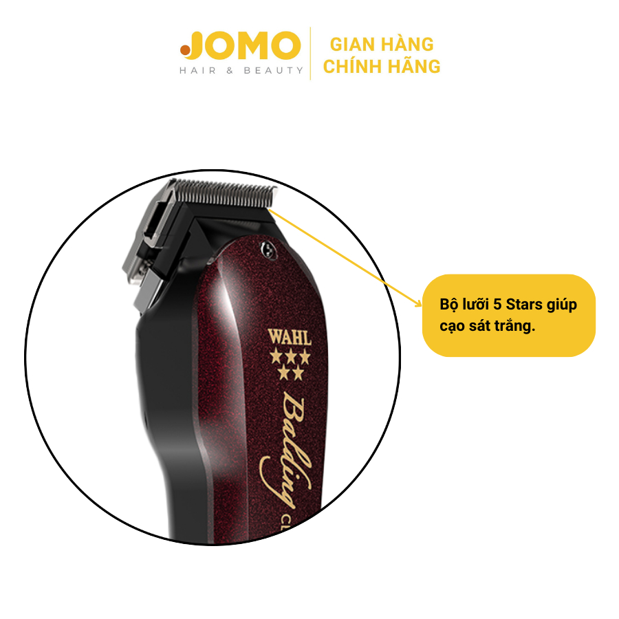Tông đơ cắt tóc Wahl Balding chính hãng tông chuyên nghiệp nhập khẩu Mỹ - Jomo Hair & Beauty