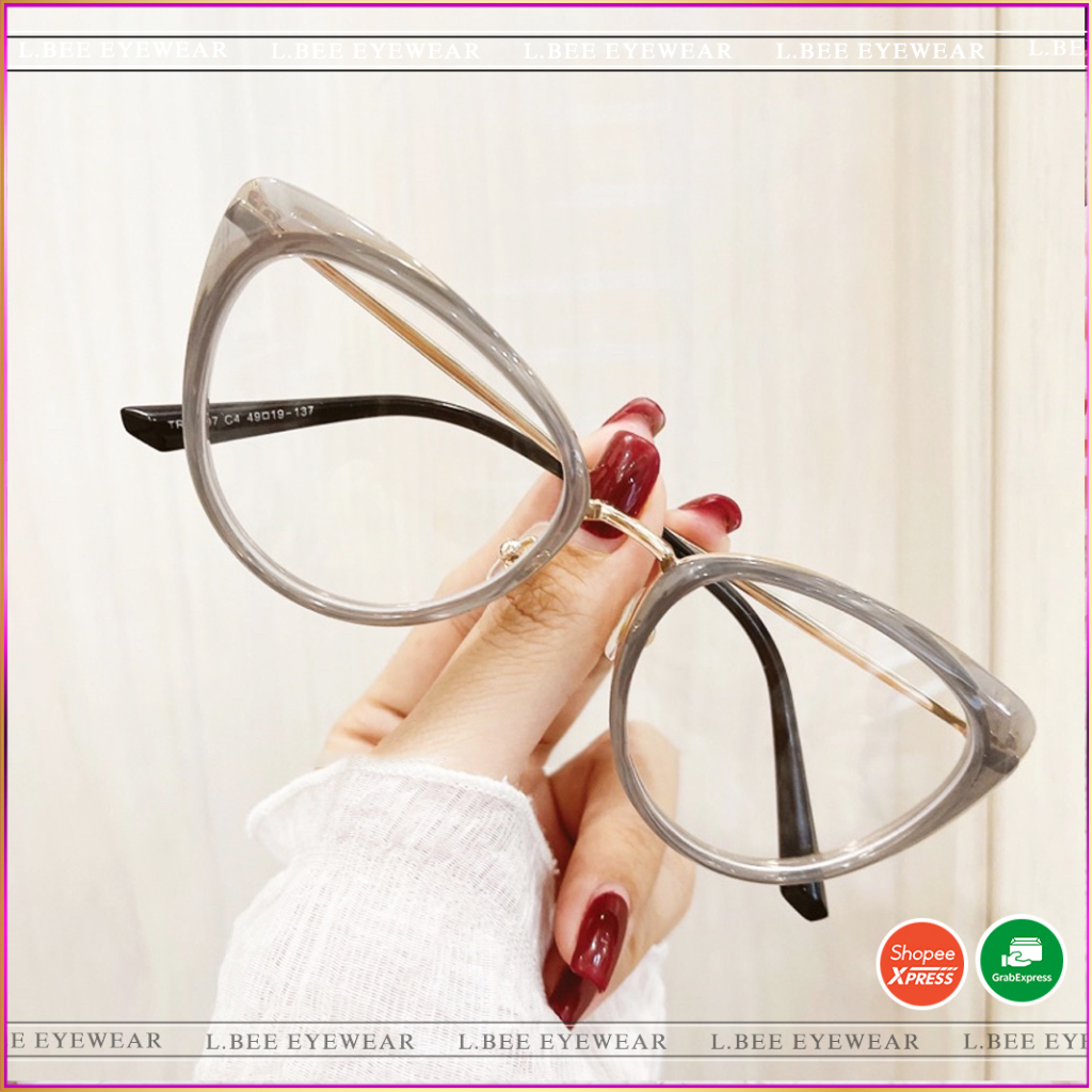 Kính mắt mèo L.BEE EYEWEAR, gọng kính cận nữ chống ánh sáng xanh cao cấp MSP.87L.007