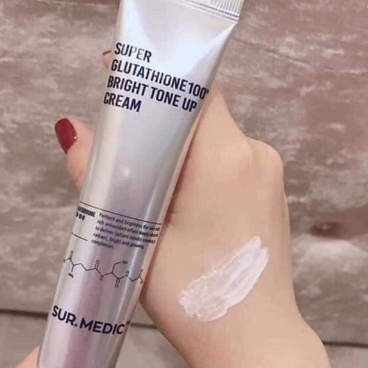 Kem Dưỡng Trắng Sur.Medic Super Glutathione 100 Bright Tone Up Cream - 40ml
