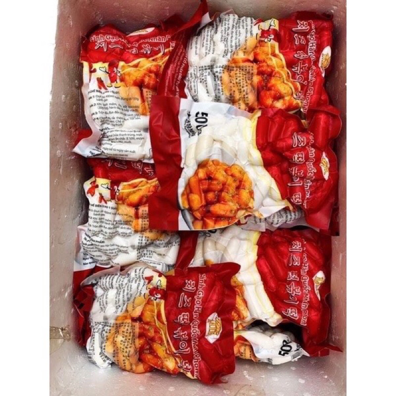 500g TOKBOKKI NHÂN PHOMAI kèm sốt , set nấu tại nhà