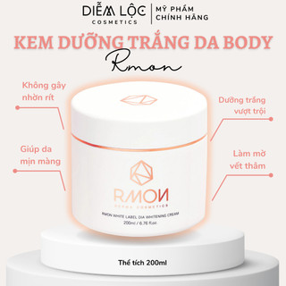 Kem dưỡng trắng da body Rmon White Label Dia: Trải nghiệm làn da trắng mịn tự tin - Diễm Lộc