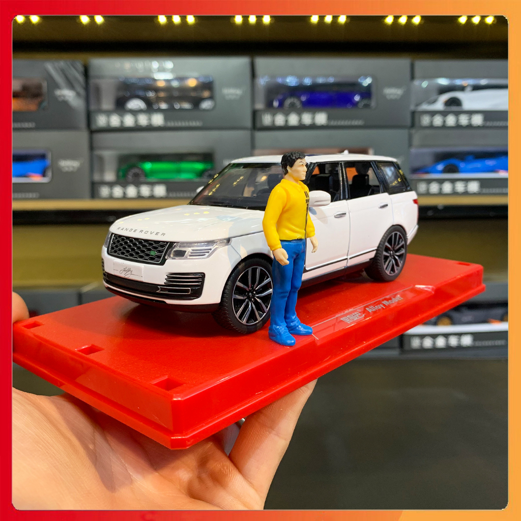 Mô hình xe Land Rover Range Rover tỷ lệ 1:32 Black Mamba chất liệu kim loại, mở được full cửa, có đèn và âm thanh