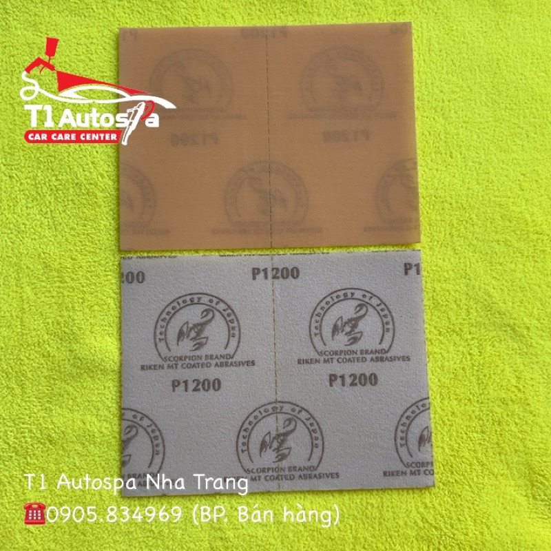 50 tờ Nhám chà khô hạ cam hiệu Scorpion 130x170mm