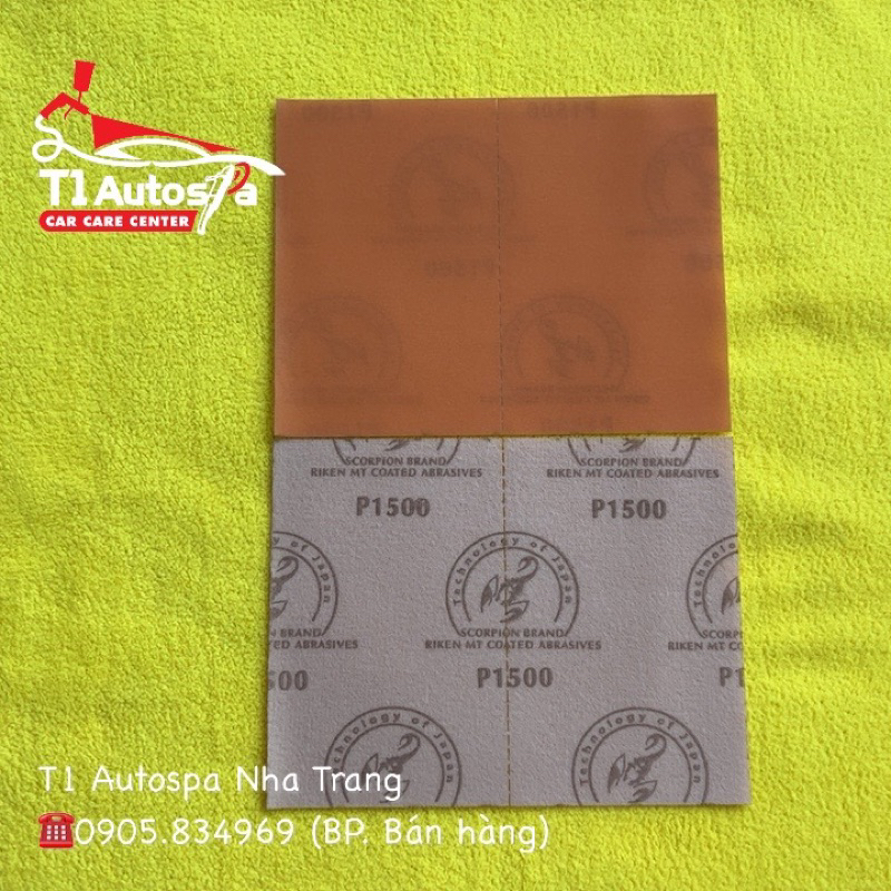 50 tờ Nhám chà khô hạ cam hiệu Scorpion 130x170mm