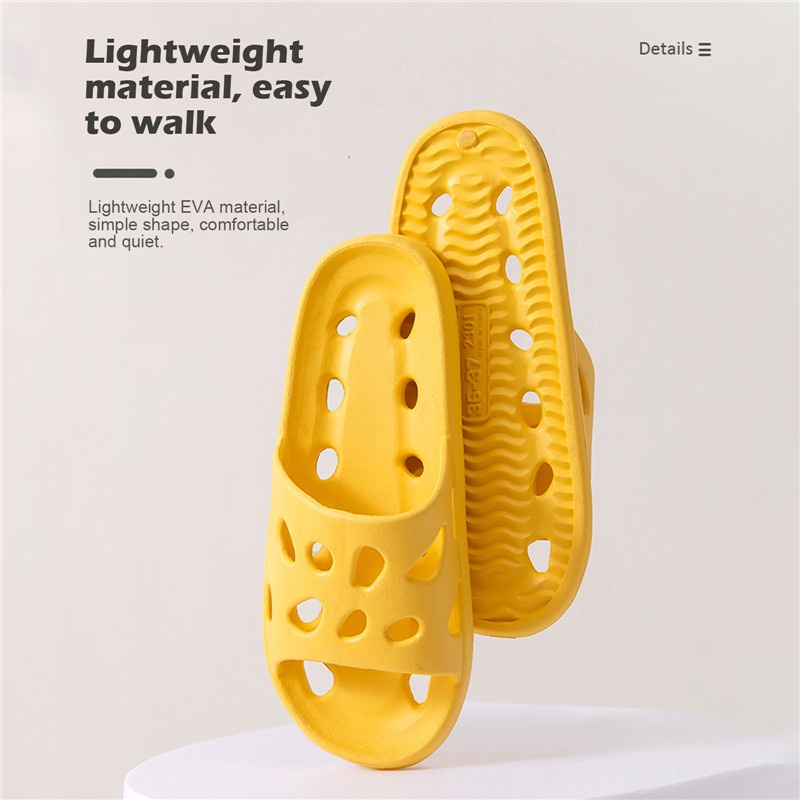 Dép Đi Trong Nhà Tắm Siêu Mềm Chống Trượt Thời Trang Mùa Hè Cho Cặp Đôi