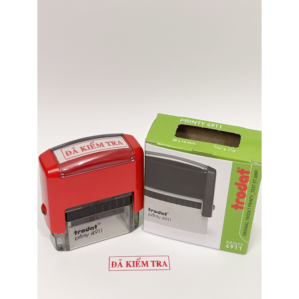 Khắc dấu tên Trodat4x38mm) - SP Thương hiệu Châu Âu 4911 (1