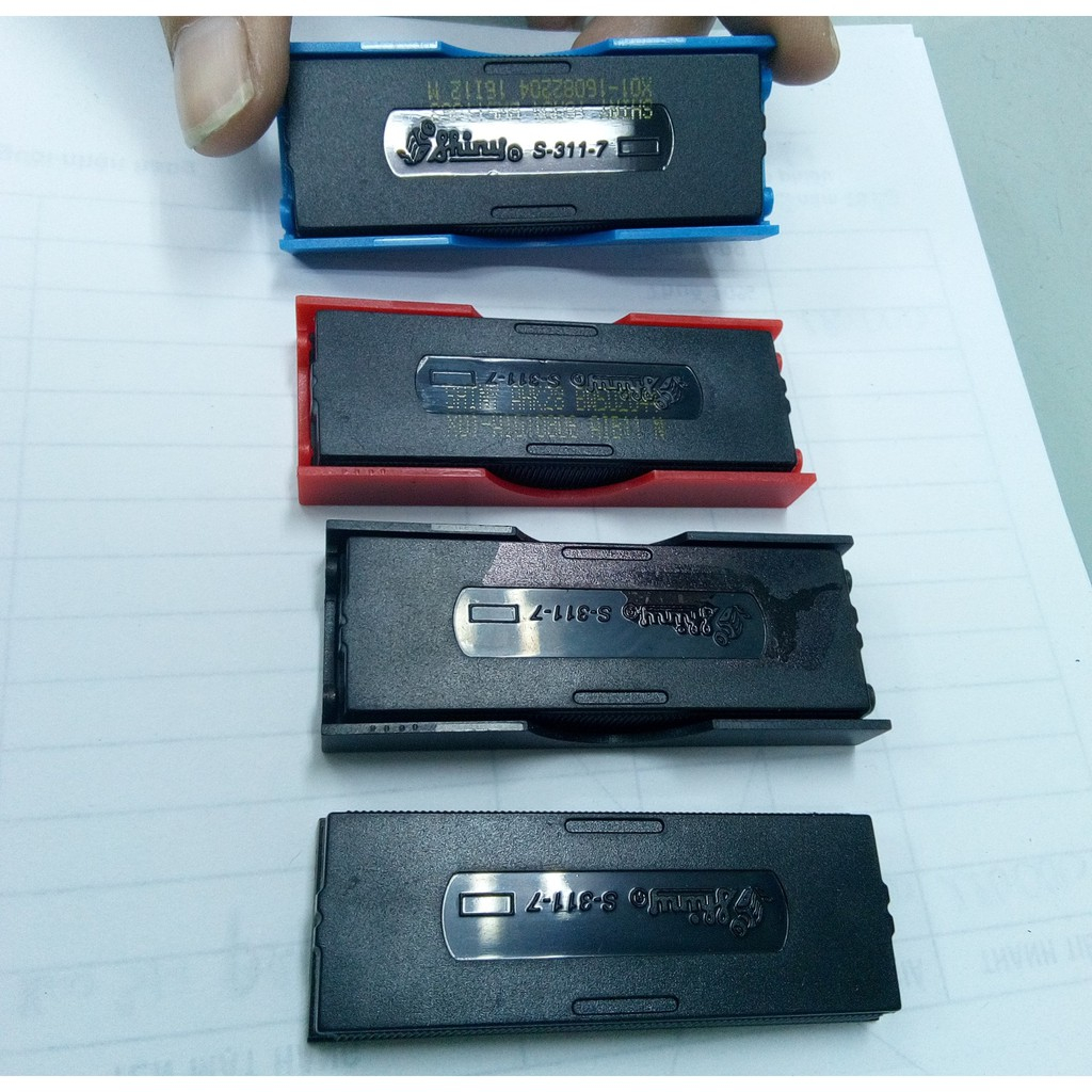 Khay Mực - Thẻ Mực Shiny S-311-7 Dùng Cho Dấu Shiny S-311, S-312, S-313, S-314, S-310A, S-310B, S-310C, S-310D