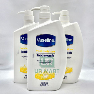 Sữa tắm dưỡng ẩm vaseline total moisture body wash 1l