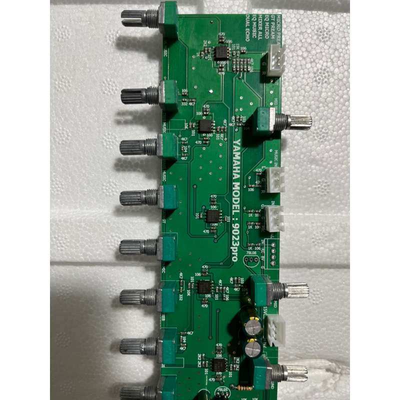 Bo mạch echo cho loa kéo 10 nút chính thêm 3 nút mở rộng có SURROUND