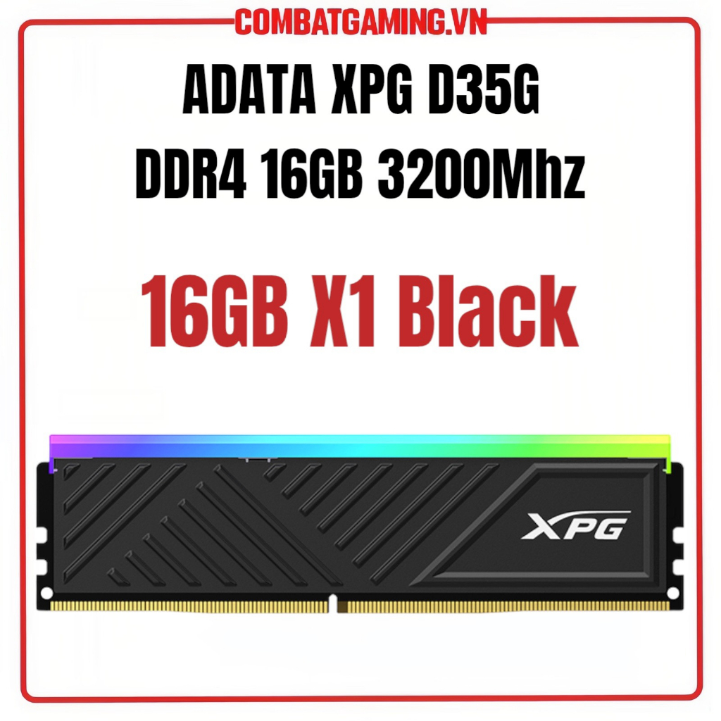 [Mã ELSKAMISEPI23 giảm 8% đơn 500K] Ram Adata XPG D35G RGB DDR4 8GB 16GB 3200Mhz | BigBuy360 - bigbuy360.vn