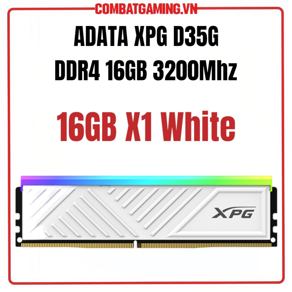 [Mã ELSKAMISEPI23 giảm 8% đơn 500K] Ram Adata XPG D35G RGB DDR4 8GB 16GB 3200Mhz | BigBuy360 - bigbuy360.vn
