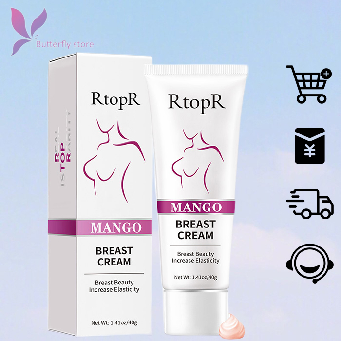 🦋giảm giá🦋Kem nở ngực RtopR mango beauty breast cream 40g Massage, ngăn ngừa chảy xệ, nâng cao tự nhiên, kem nâng ngực nhanh