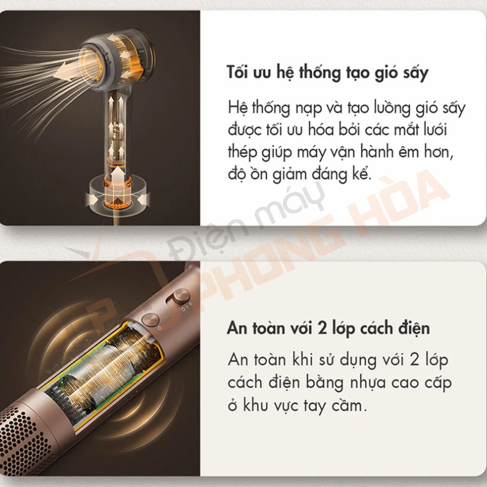 Máy Sấy Tóc Ion Xiaomi Dreame Hair Glory High Speed – Làm khô nhanh, Chăm sóc tóc