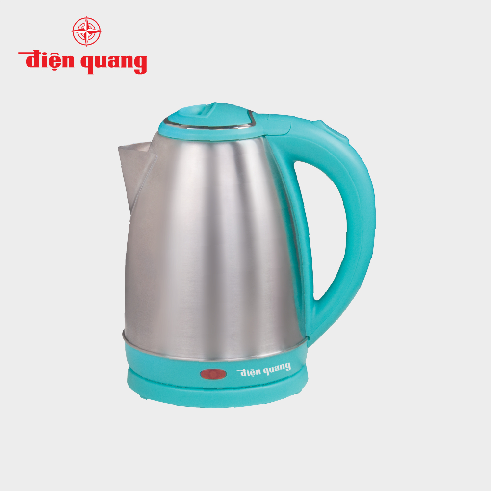 Ấm đun nước siêu tốc Điện Quang ĐQ EKT14 - Dung tích lớn 1.8L, CS 1500W, đế xoay 360°, tự ngắt điện khi sôi. BH 12 tháng