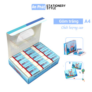 Gôm Gstar tẩy bút chì ít vụn,cục tẩy trắng sạch không bụi E-777