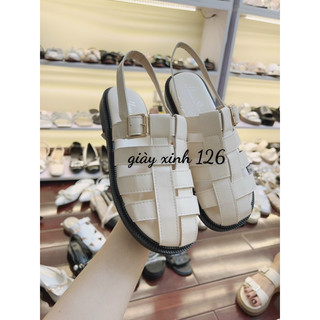 Sandal rọ kín mũi cài khuy m7