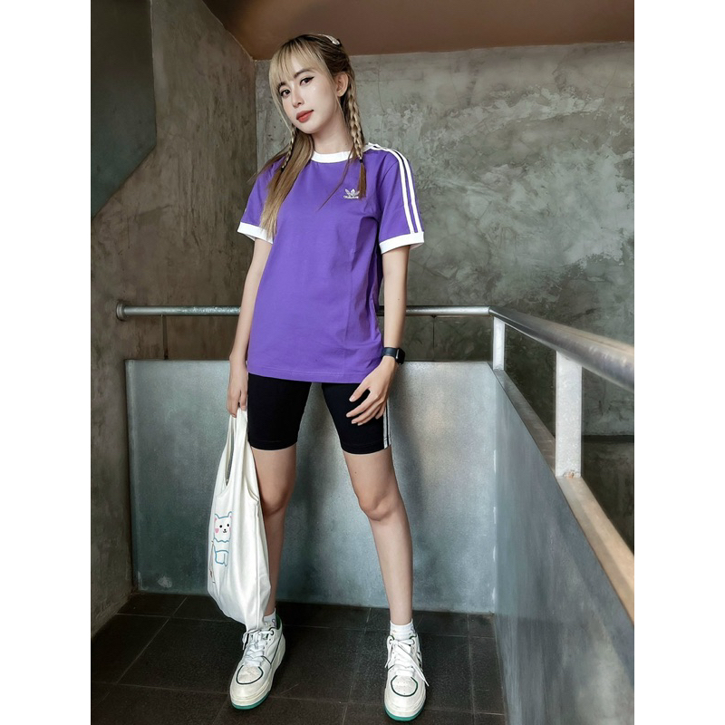 Áo thun adidas tím