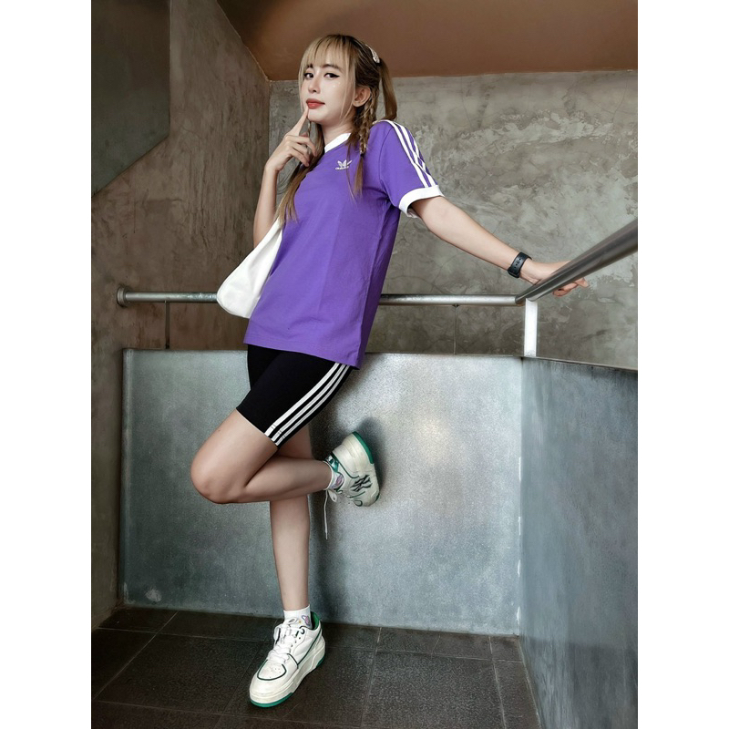 Áo thun adidas tím