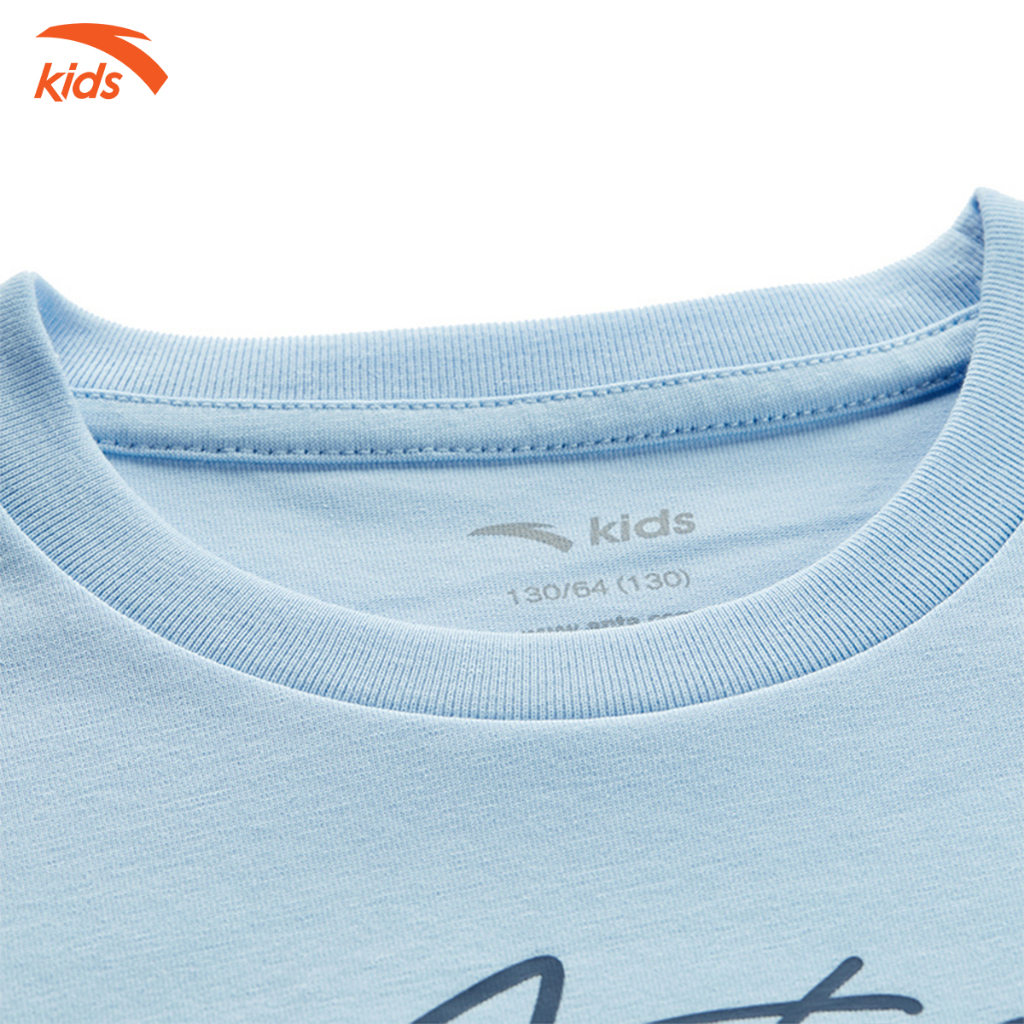 Áo phông bé gái Anta Kids vải cotton co giãn 4 chiều, thoáng khí 362138140