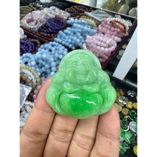 Mặt dây chuyền phật Di Lặc đá ngọc