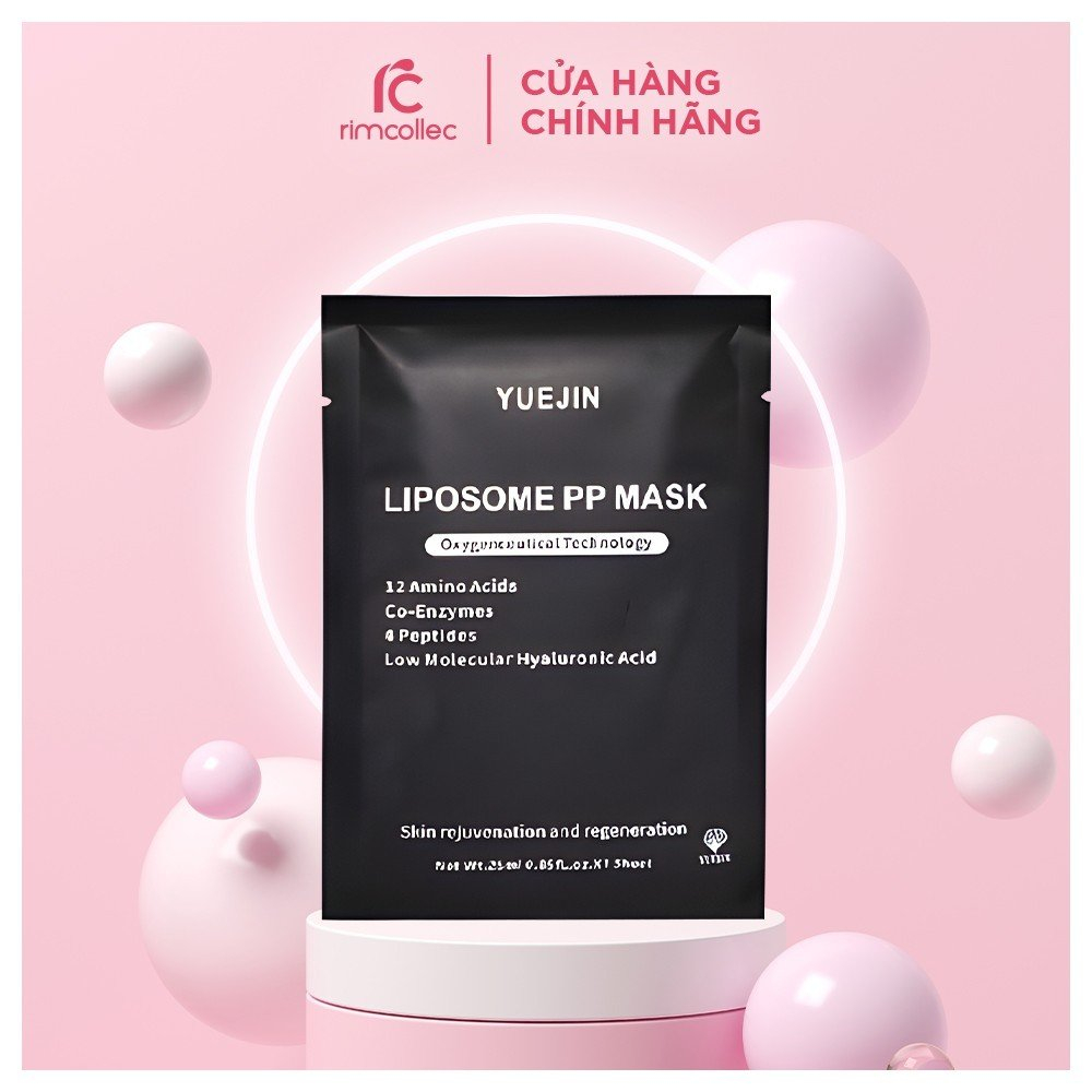 Mặt nạ Yuejin B5 Đen Liposome PP Mask siêu phục hồi, cấp ẩm và tái sinh đa tầng cao cấp