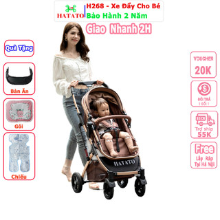 Xe đẩy em bé H268 Hatato mẫu xe đẩy dùng cho trẻ sơ sinh đến 3 tuổi