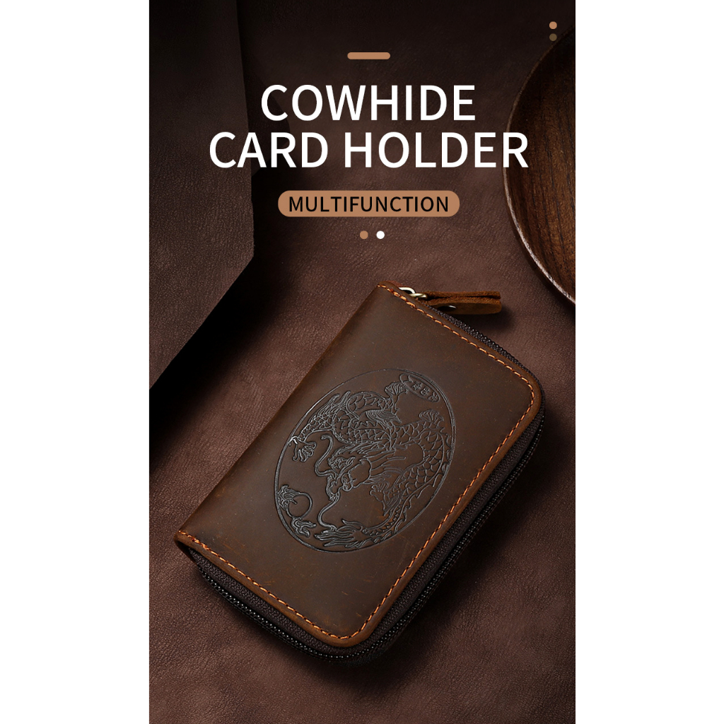 Ví Nam Mini Cầm Tay Da Bò Sáp Handmade SS404 | Thương Hiệu SPECIAL STAR