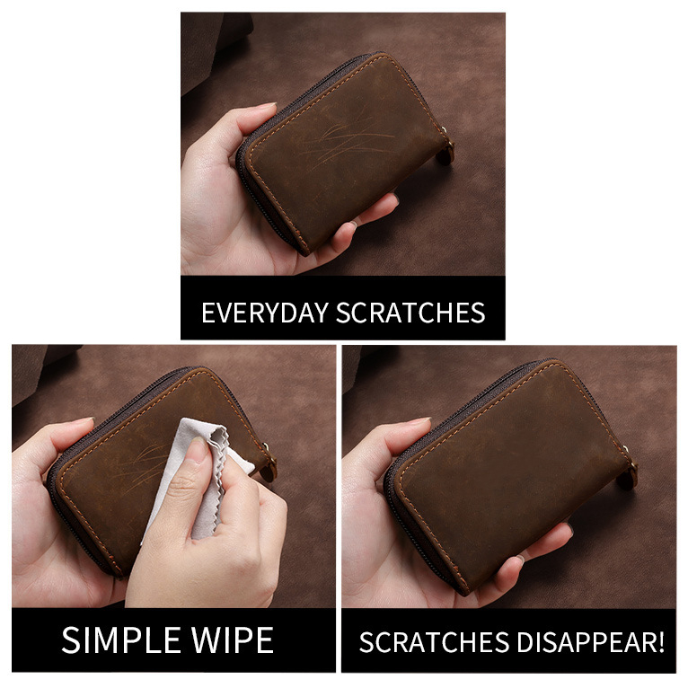 Ví Nam Mini Cầm Tay Da Bò Sáp Handmade SS404 | Thương Hiệu SPECIAL STAR