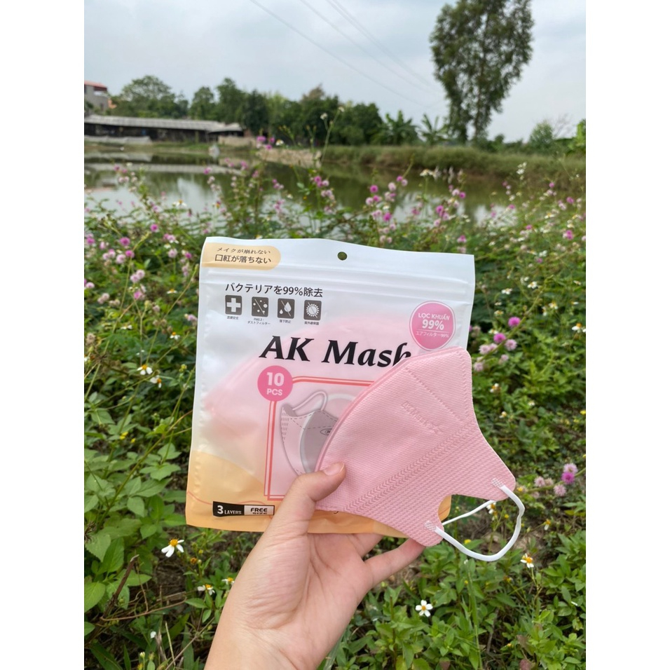 Thùng 300 Cái Khẩu Trang 5D AK Mask, Vừa Form Mặt, Khẩu Trang Y Tế Cao Cấp Chuẩn Khẩu Trang Phạm Thoại