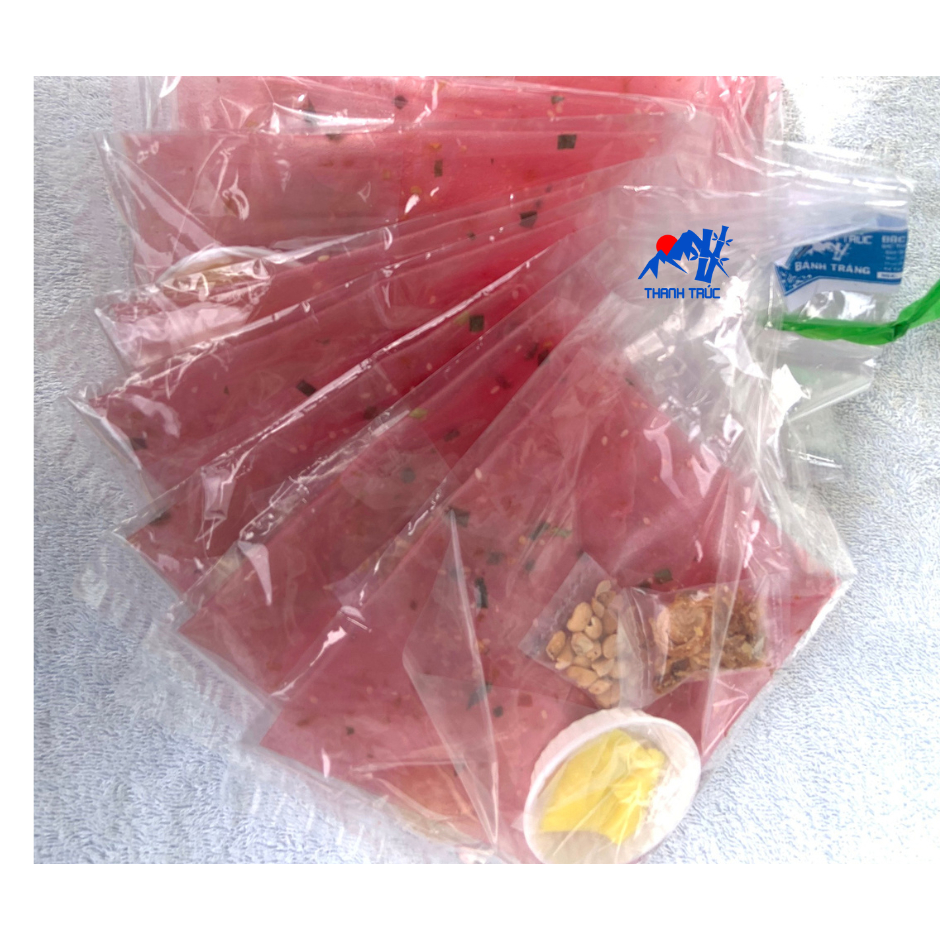 [Xâu 10bich]Bánh Tráng Dẻo Muối Lá Cẩm