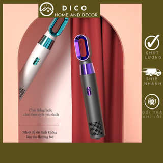 Máy tạo kiểu tóc đa năng 3 trong 1 - Máy sấy khô kèm lược điện chải thẳng, uốn xoăn và làm phồng cao cấp