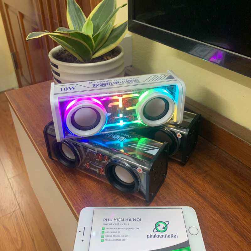 Loa bluetooth V8 - A88  bass mạnh âm thanh hay có đèn led