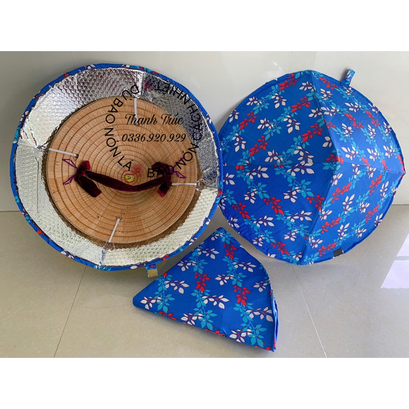 💥BAO NÓN CÁCH NHIỆT (ĐK 58cm)💥 SIÊU NHẸ_SIÊU MÁT_bền_đẹp_dễ sử dụng_chống nóng (sản phẩm ko gồm nón lá).