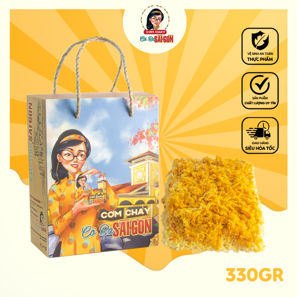 Hộp Cơm Cháy Chà Bông Truyền Thống Cô Ba Sài Gòn 330gr