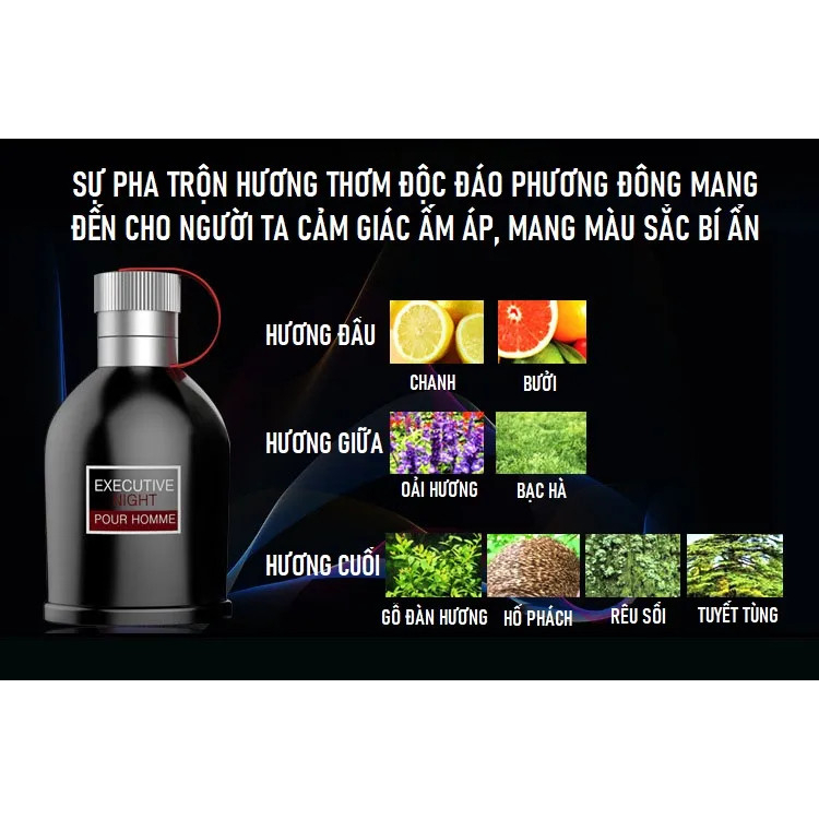 Nước Hoa Nam  Executive Night Pour Homme  Cao Cấp Phiên Bản Quốc Tế