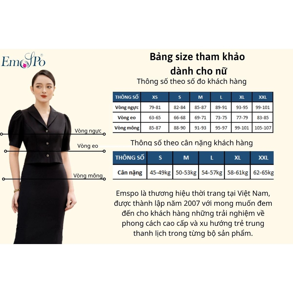 Bộ thun dáng croptop in chữ trước ngực EMSPO BATS0075, đi bộ BQL0075