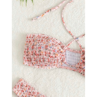 [ORDER SHEIN] Set Bikini Buộc Nơ Cổ