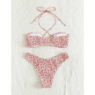 [ORDER SHEIN] Set Bikini Buộc Nơ Cổ