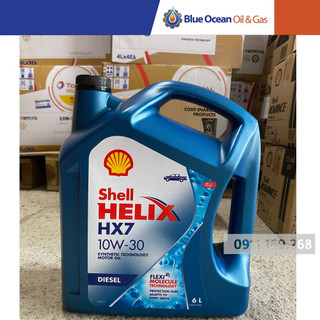 Dầu nhớt ô tô máy dầu shell helix hx7 10w30 6l