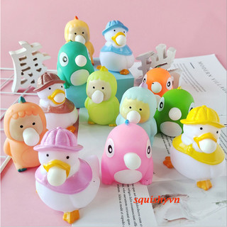 Squishy thú thổi bong bóng kẹo cao su