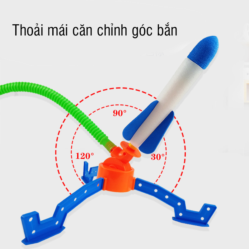 Đồ chơi trẻ em bệ phóng tên lua có đèn giúp bé tránh xa điện thoại