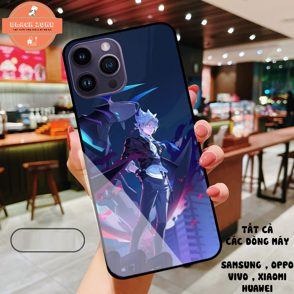 Ốp lưng điện thoại kính cường lực Iphone , oppo , samsung , xiaomi , vivo , huawei in hình Liên Quân Mobi