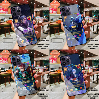 Ốp lưng điện thoại kính cường lực Iphone 13 13 pro 13 pro max 14 14 pro 14 plus 14 pro max in hình Liên Quân Mobi