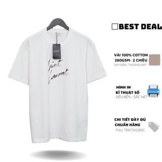 Áo thun SLR Signature Logo cao cấp Áo thun SLR in hình nam nữ mới nhất