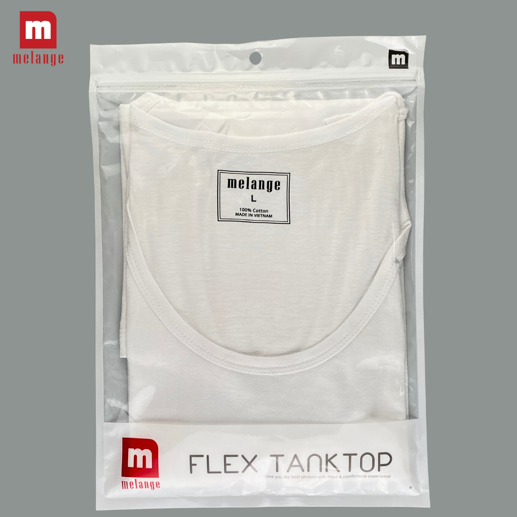 Áo ba lỗ 100% Cotton thương hiệu Melange Made In Vietnam MC.41.002